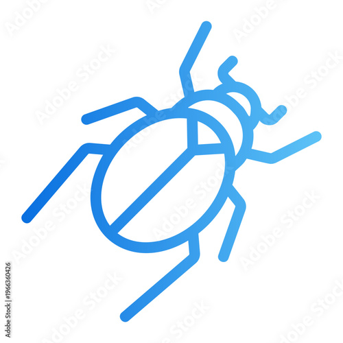 Beetle Line Gradient Icon