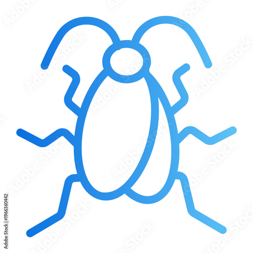 Cockroach Line Gradient Icon