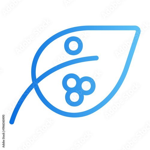 Insect egg Line Gradient Icon