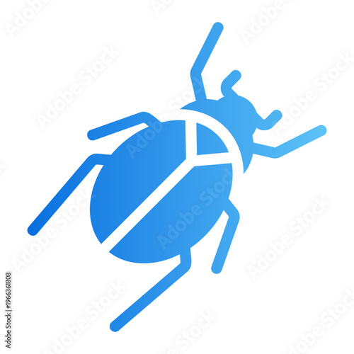 Beetle Line Gradient Icon