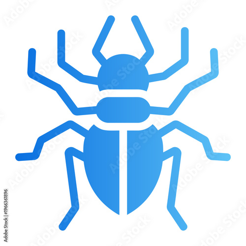 Silverfish Line Gradient Icon