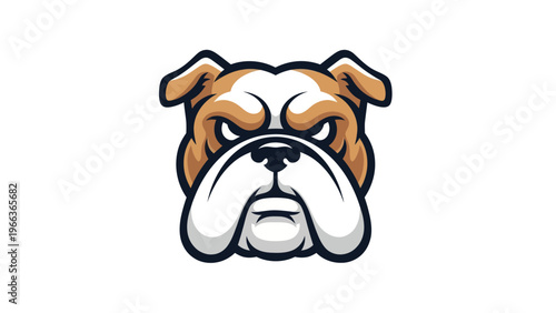 Dog face mascot illustration