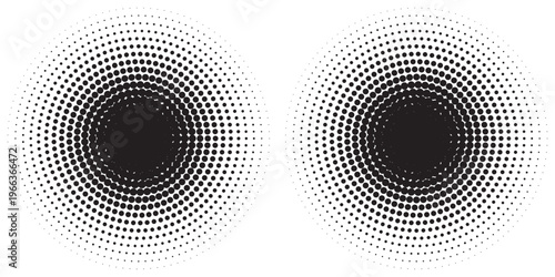 Grunge halftone gradient background. Faded grit noise texture. White and black sand wallpaper. Retro pixelated backdrop. Anime or manga style comic overlay. Vector graphic design textured template