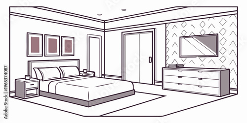 Traditional kitchen with large brick fireplace and hanging kettles