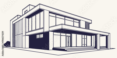 Traditional two-story wooden house with a wrap-around porch