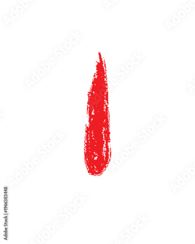 red tilak hindu symbol with white background
