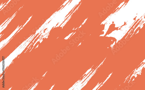 Abstract Terracotta Paint Splatter Vector Background
