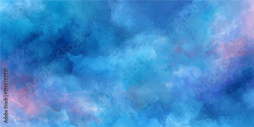 Abstract, the sky is awash in a dreamy symphony of colors. The artist has captured a moment of beauty, inviting viewers to get lost in a world of serenity and wonder.