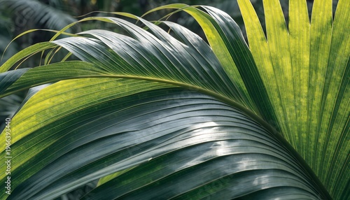 green palm tree