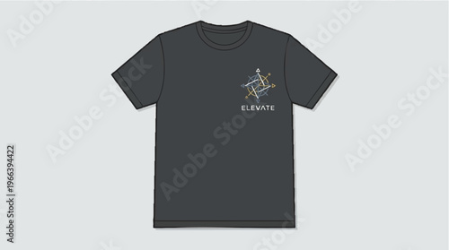 Black T Shirt with Logo.