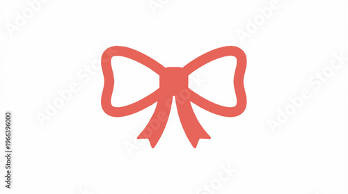 Red Ribbon Bow Decoration.