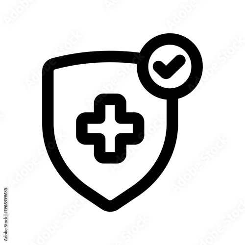 Shield with check icon