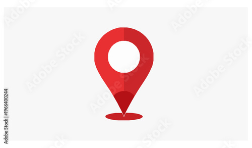 Map pointer location icon silhouette vector illustration