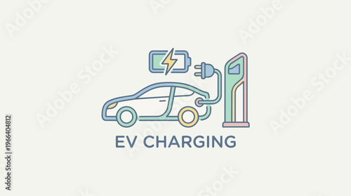 Electric Vehicle Charging Station.