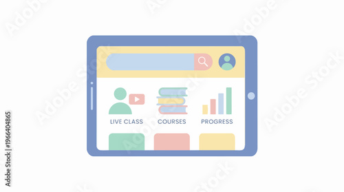Colorful web dashboard interface design.
