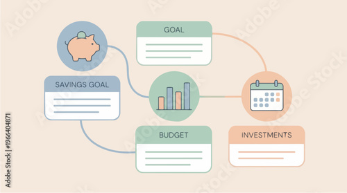 Financial planning and investment concept.