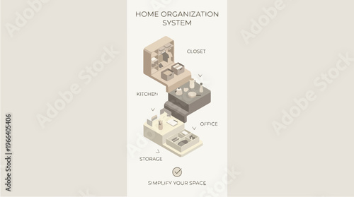 Home Organization Storage System.