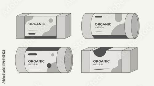Organic Canned Goods Product Packaging.