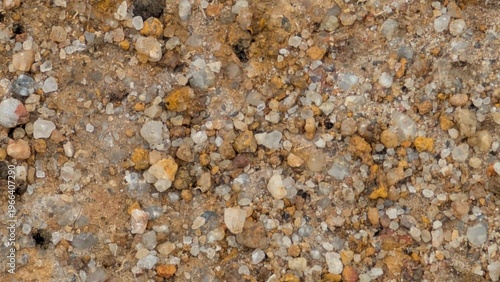 Stone chip loose aggregate texture