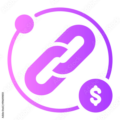 affiliate program gradient icon