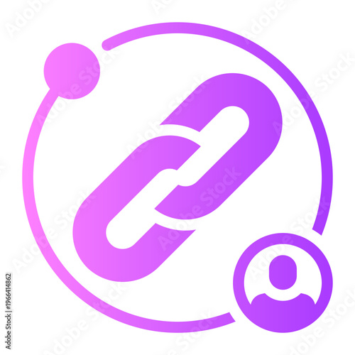 affiliate program gradient icon