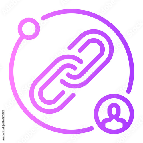 affiliate program gradient icon