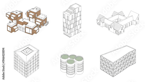 Modern Architectural Building Designs and Concepts Illustrated