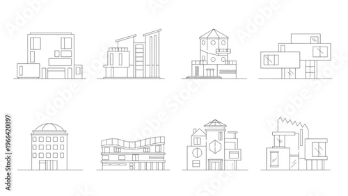 Collection of Modern Architectural Building Designs
