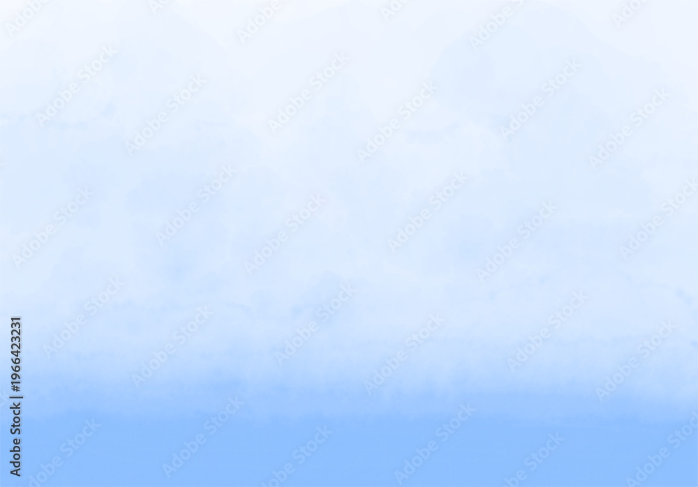 Fototapeta premium Soft pastel blue watercolor background, light abstract texture with copy space