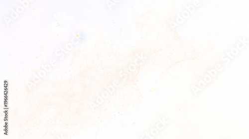 Minimalist Abstract Orange Stroke on White Background.