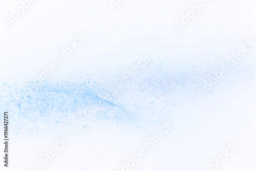 Soft White Clouds Against Pale Blue Sky.