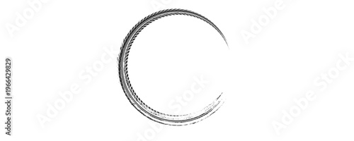 Auto tire tread grunge circle frames set. Car and motorcycle tire pattern  wheel tyre tread track. Black tyre round border. Vector illustration isolated on white background.