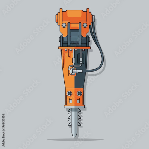 Hydraulic Jackhammer for Construction and Demolition Work