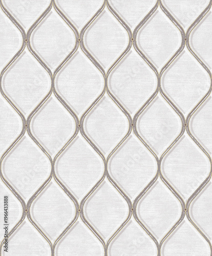 Foto Seamless luxury background, trellis pattern with delicate intersecting curves em