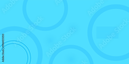Light blue abstract circles with minimal dotted and striped elements, modern geometric pattern ideal for banner, wallpaper, web design, social media background and creative graphic projects.