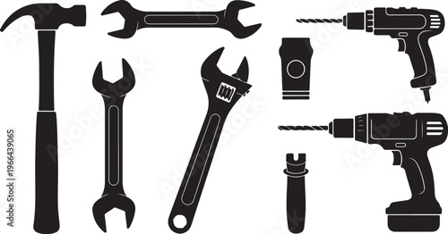 Collection of various tools and equipment for DIY projects