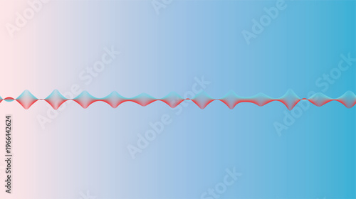 Abstract Gradient Wave Pattern Background
