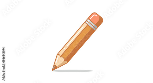 Photography Colorful illustration of a pencil.