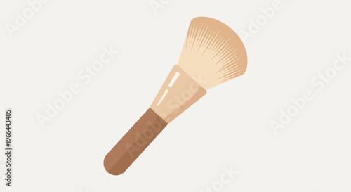 Makeup Brush with Wooden Handle.