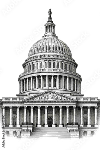 The United States Capitol Building in Washington D.C
