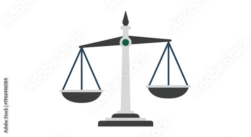 Scales of justice balance equality.