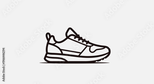 Sneaker Footwear Sports Shoe Design.
