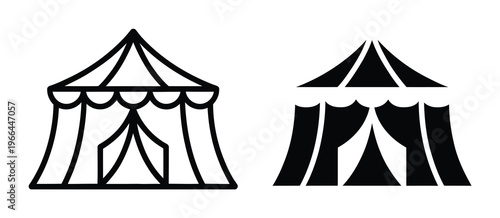 Circus Tent Vector Illustration