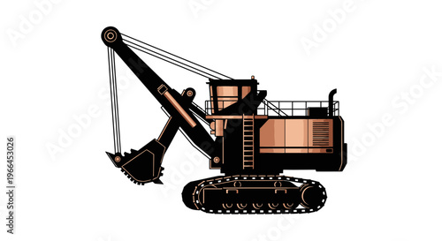 Heavy Duty Excavator Machinery for Mining and Construction Operations