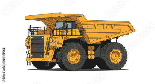 Heavy Duty Mining Dump Truck for Earthmoving Operations