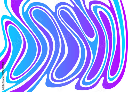 Abstract background with seamless gradient wavy line pattern