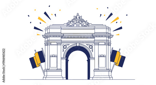 Detailed camping gear collection features an isometric view of a large backpack, sleeping mats, compass, and a detailed map.