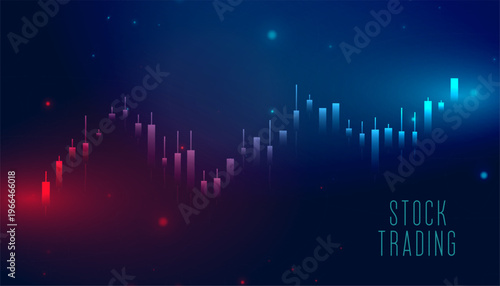 stock market profit loss trading chart background