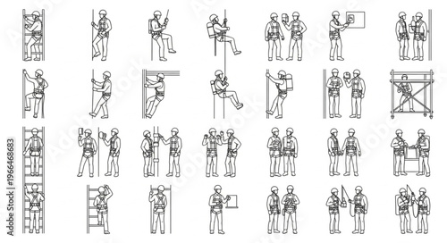 Ancient Hieroglyphic Symbols and Figures.