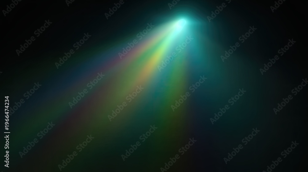 Obraz premium Abstract light beam on black background energy and projection concept